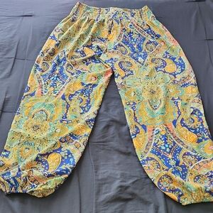 Colorful Paisley Boho Bottoms